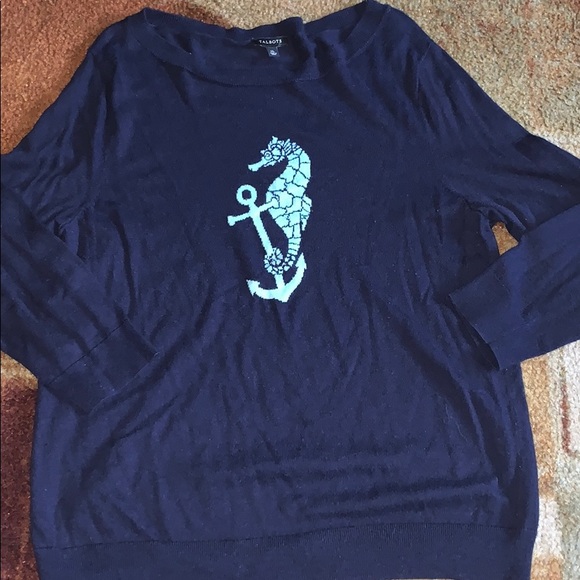 Talbots Sweaters - Talbots Horseshoe Anchor L/S Shirt